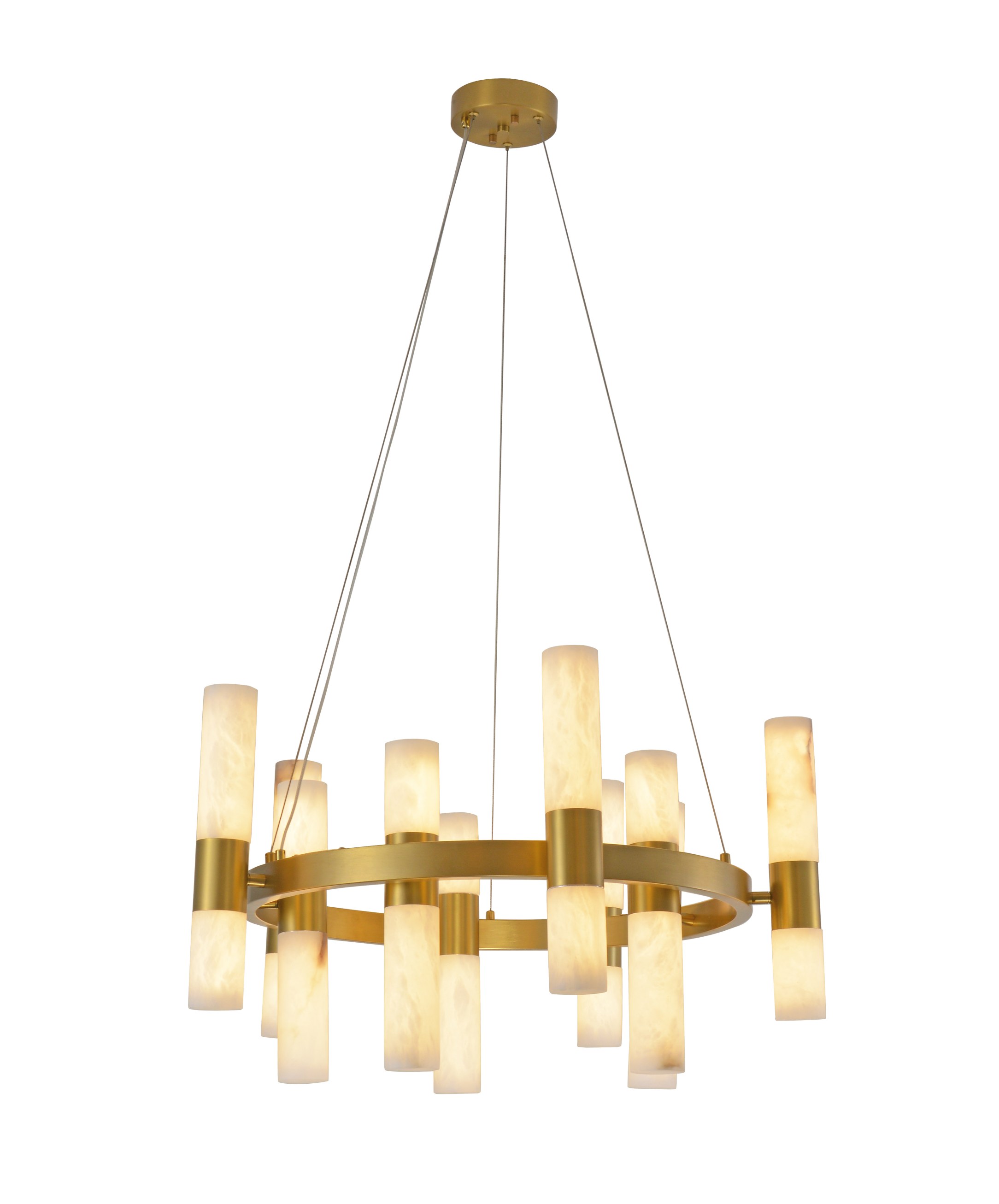Candelabru circular de alabastru Aura