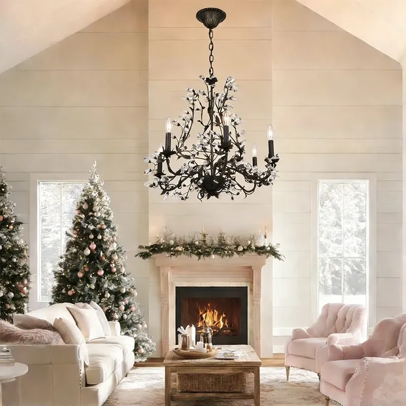 Vintage Iron Chandeliers