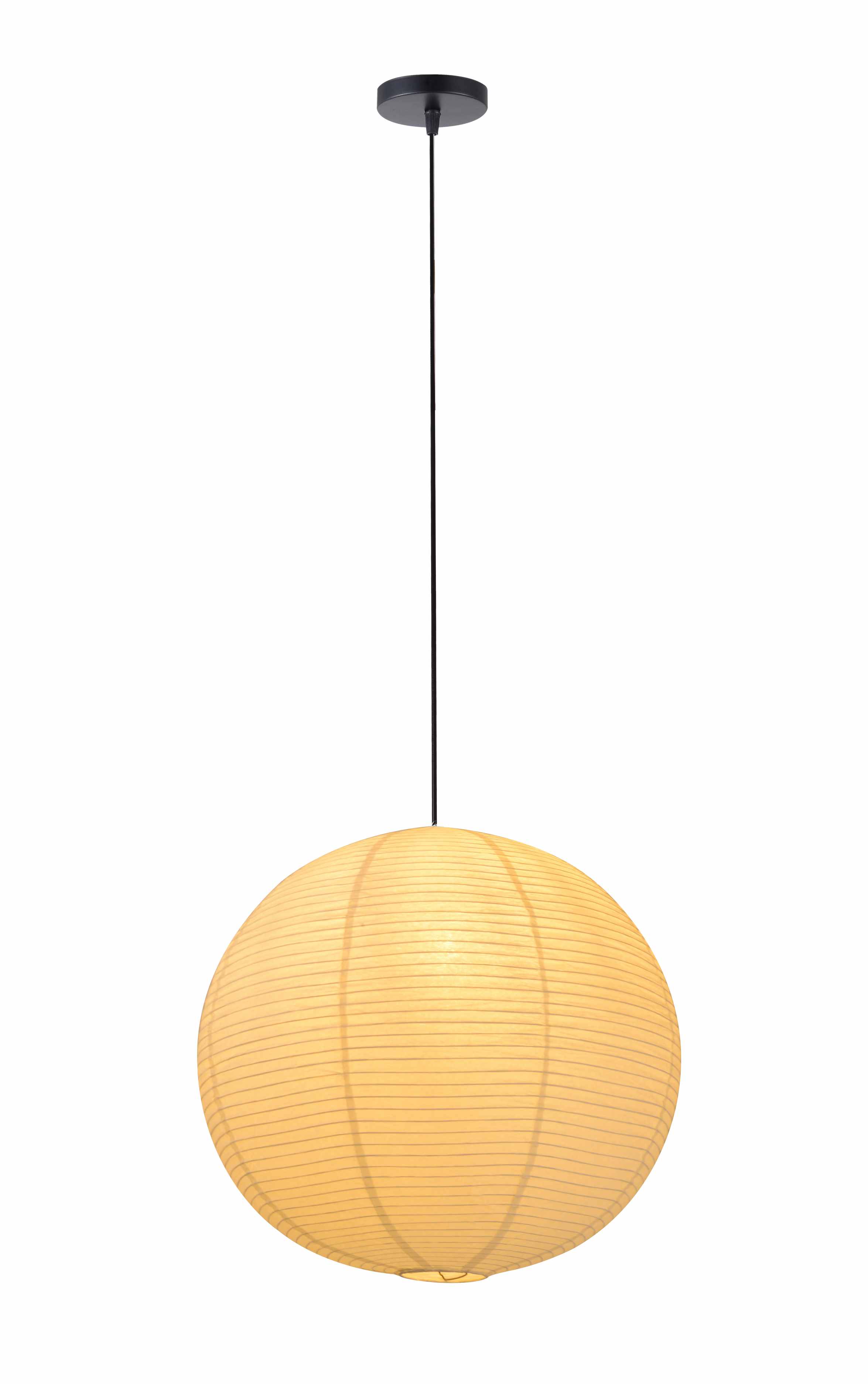 Lampă suspendată Globe din hârtie de orez