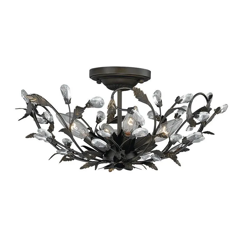 Plafoniera vintage din cristal